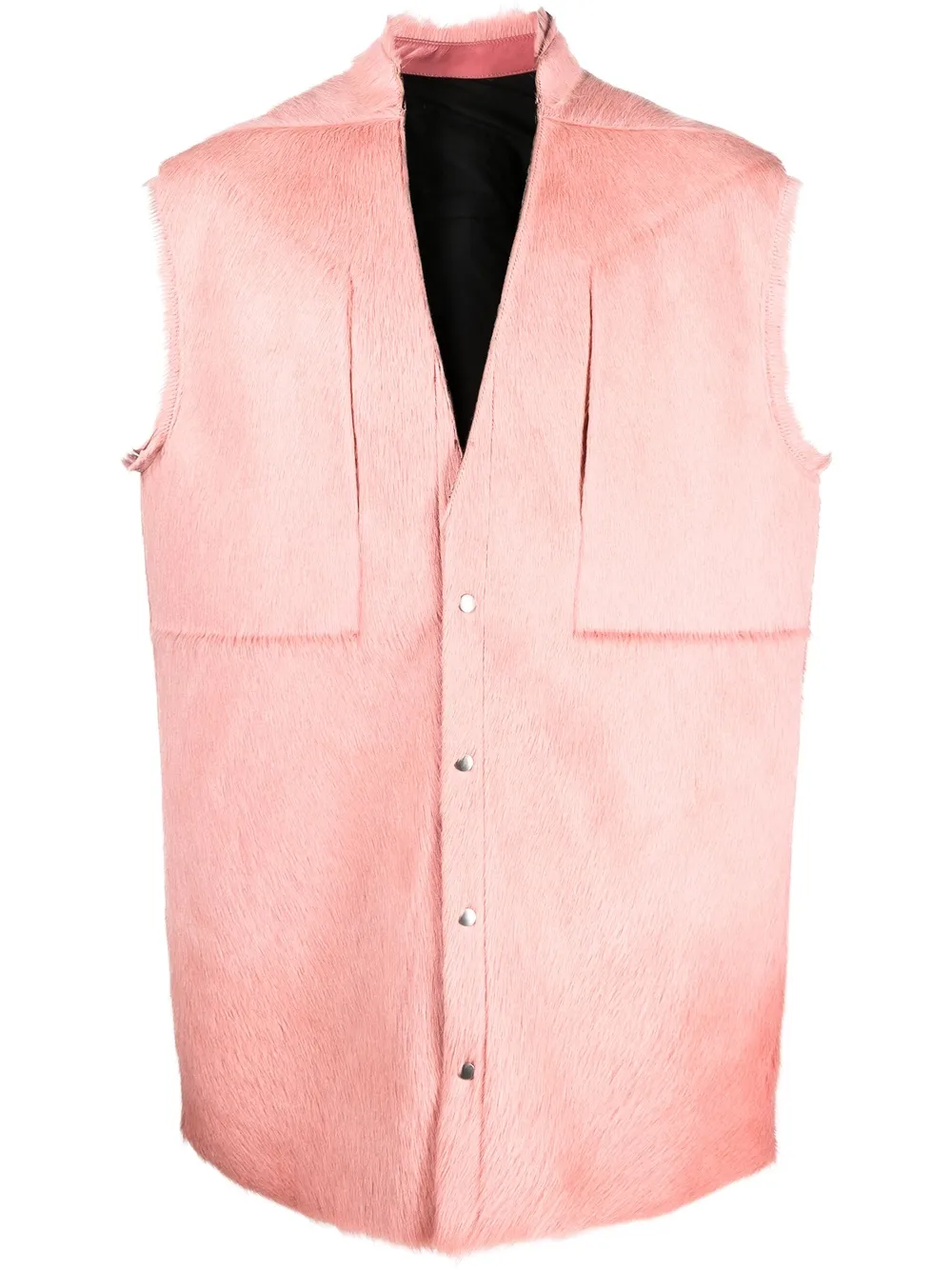 

Rick Owens sobrecamisa Strobe Jumbo sin mangas - Rosado