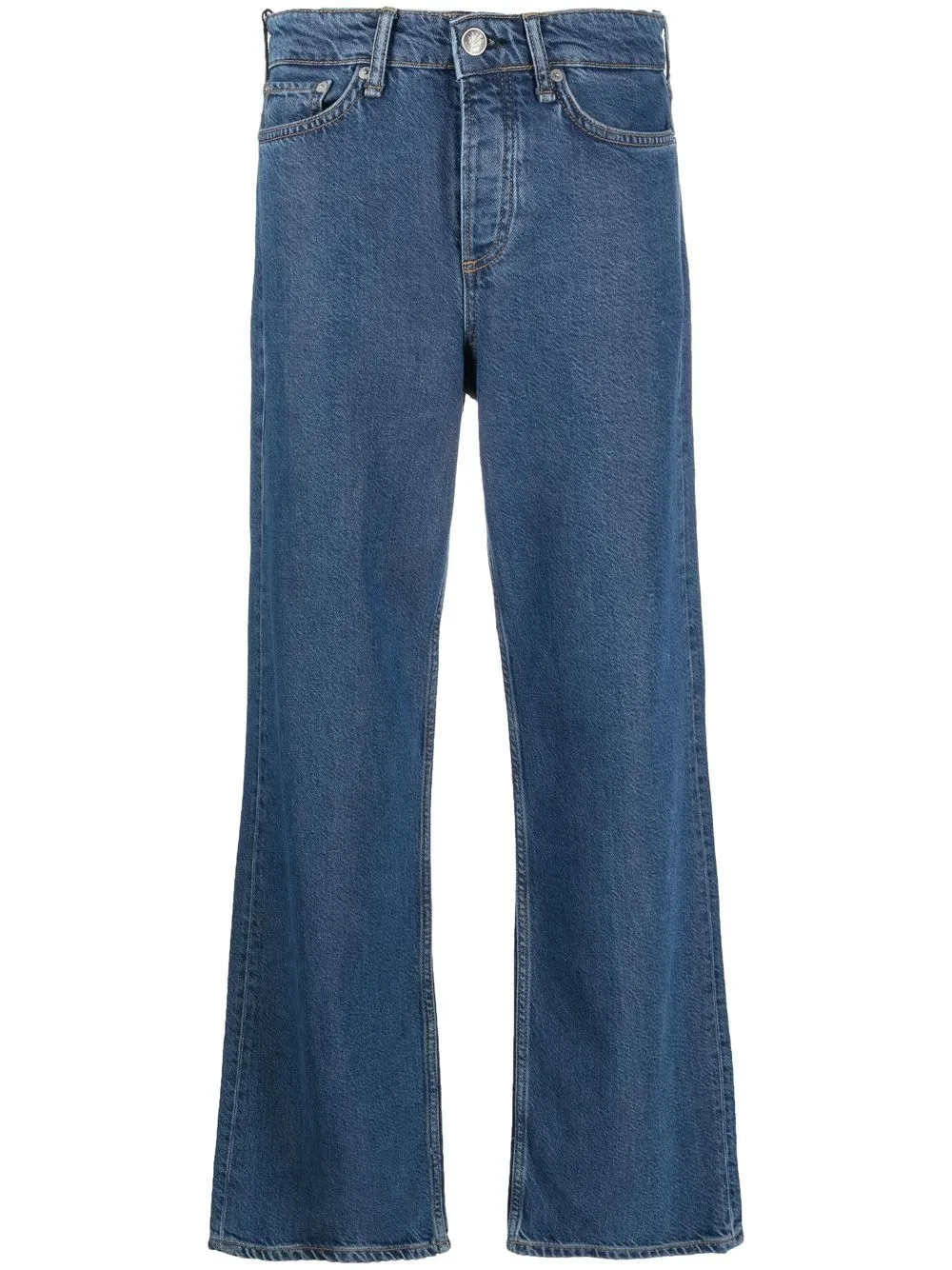 Rag & Bone Straight-leg Denim Jeans In Blue