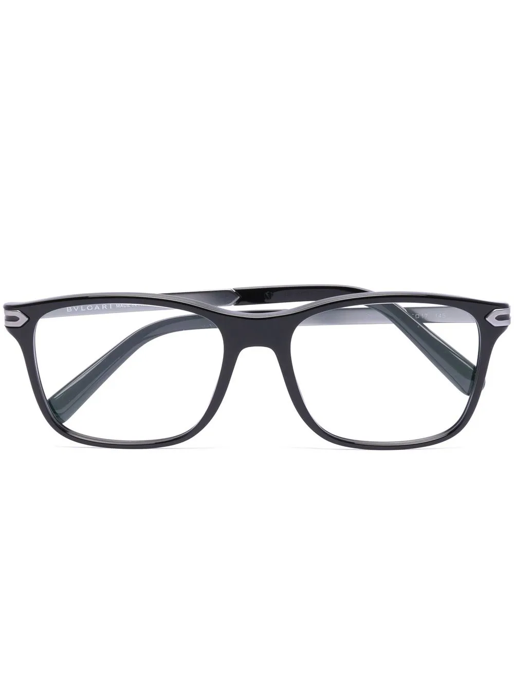 

Bvlgari square-frame glasses - Black