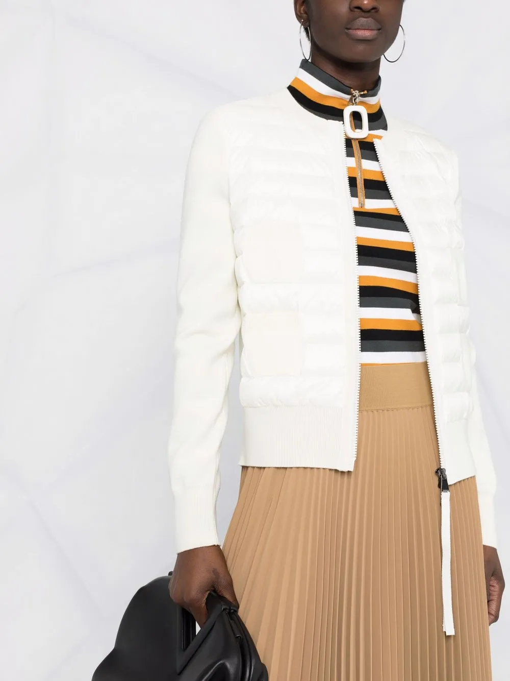 Moncler Gewatteerd vest Wit