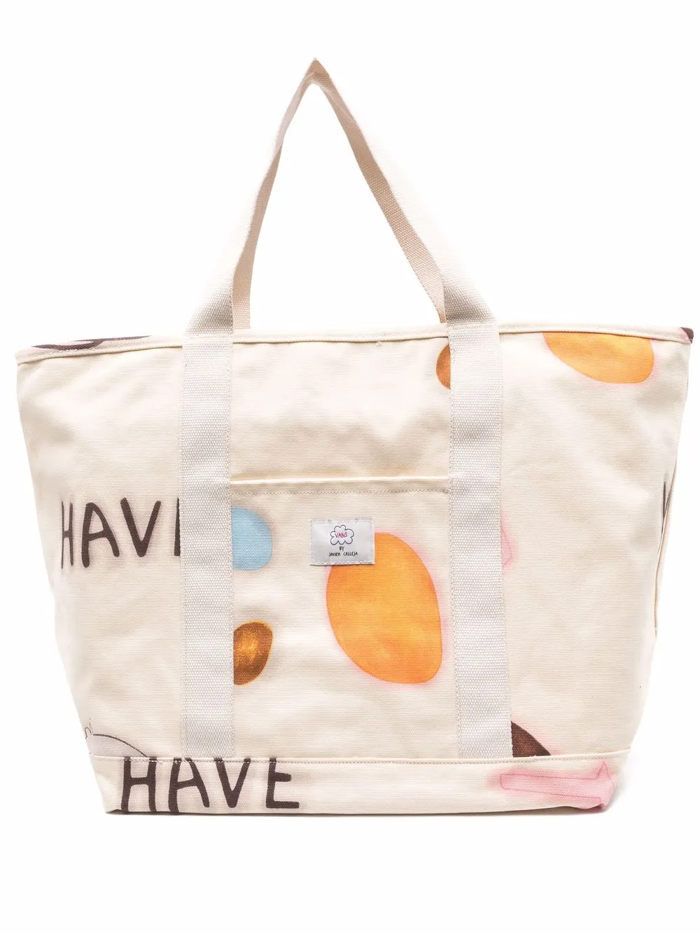 

Vans tote con estampado gráfico - Neutro