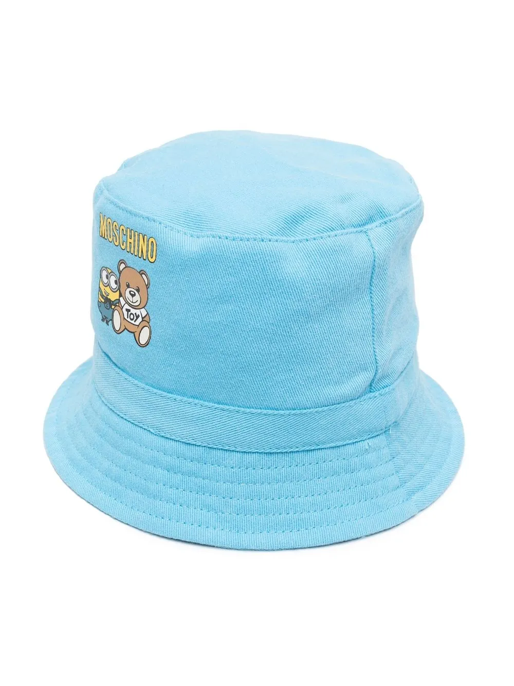 

Moschino Kids gorro de pescador con motivo Teddy Bear - Azul