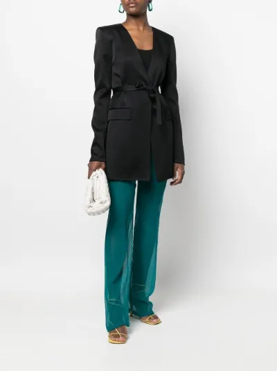 Dries Van Noten semi-sheer silk 