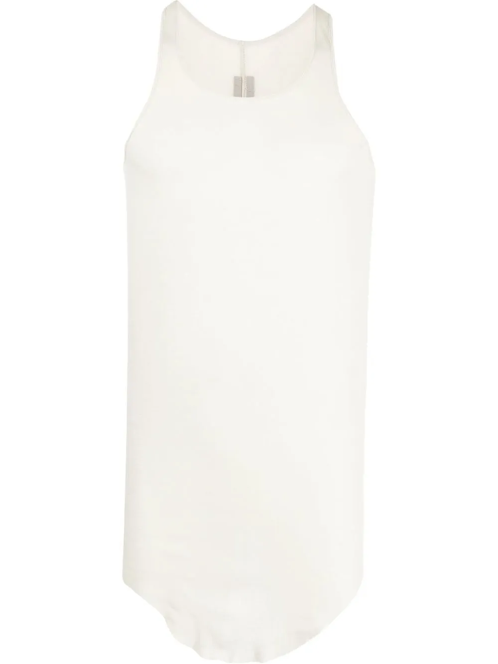 

Rick Owens long ribbed tank top - Neutrals