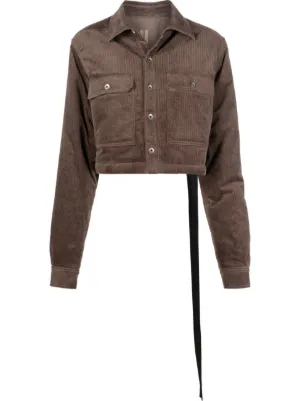 Rick Owens DRKSHDW ウィメンズ クロップドジャケット通販