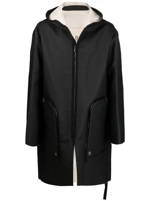 Rick Owens DRKSHDW parka larga Strobe