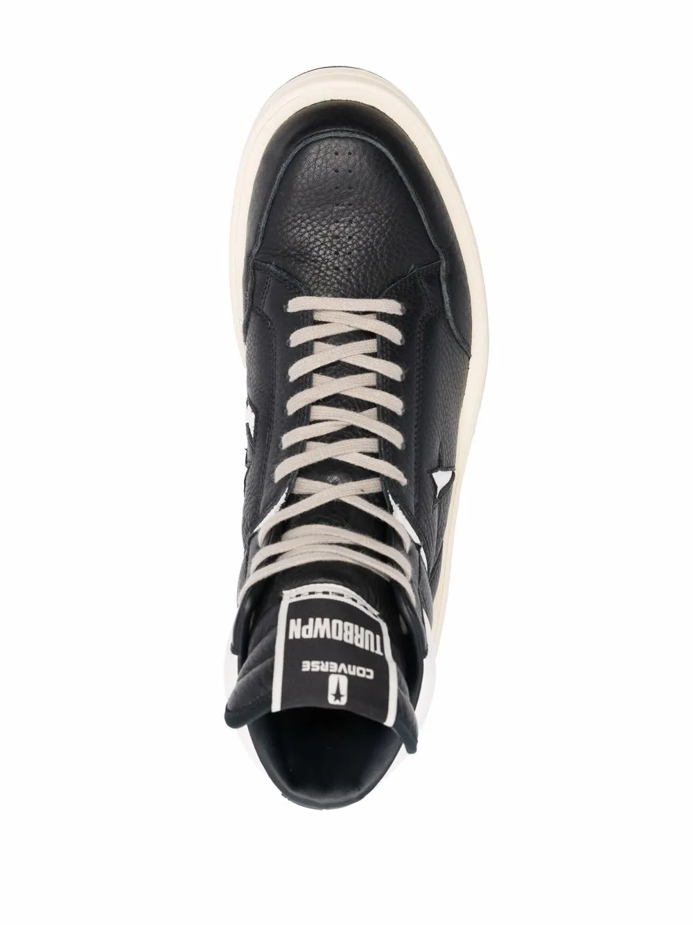 Rick Owens X Converse Drkshdw Turbowpn High-top Sneakers In Black