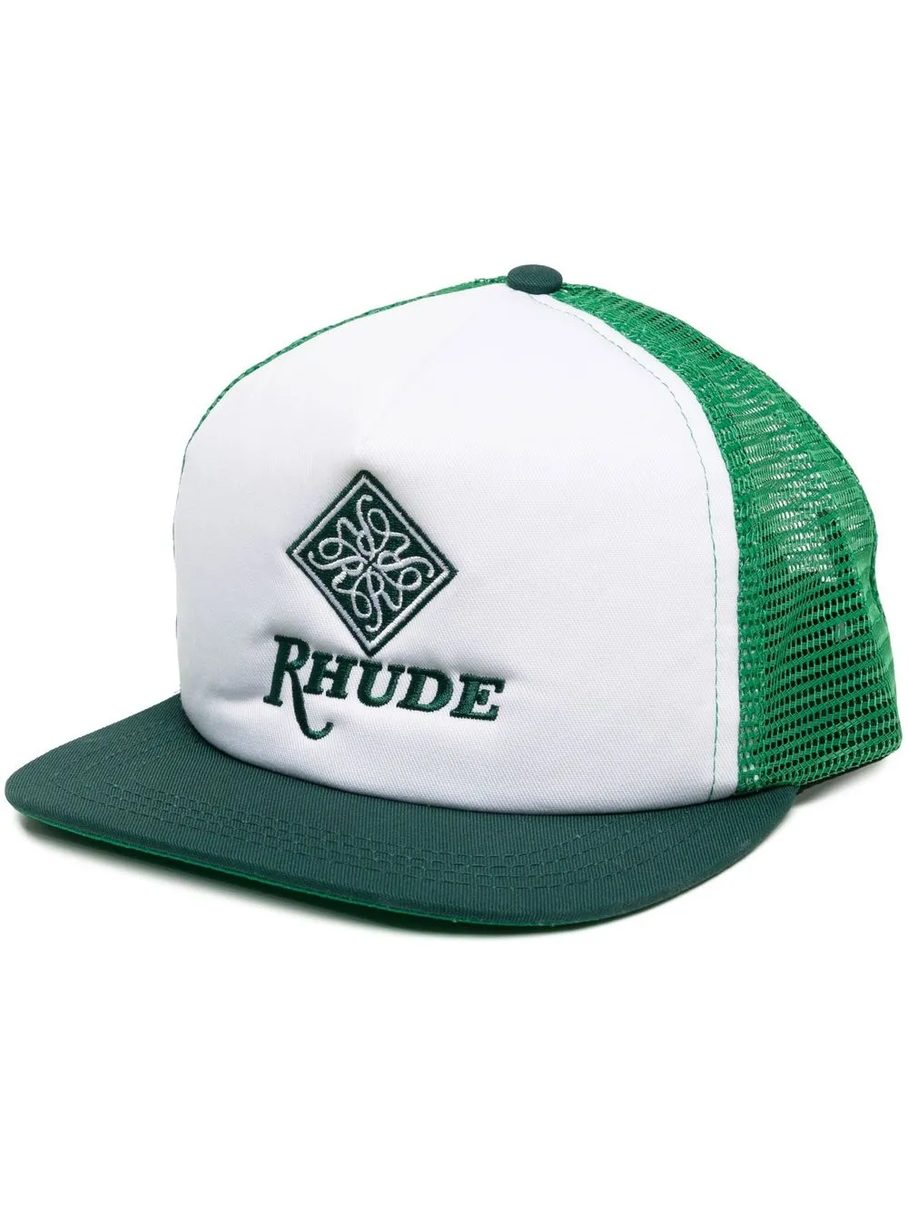 

Rhude gorra con bordado - Verde