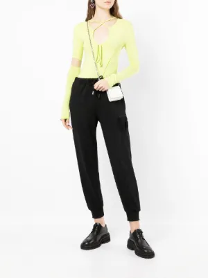 パンツ OPENING CEREMONY Women Straight Pants YWCB002 GREEN G by Giuliana Twill Straight-Leg Pull-On Pant - 21628146 | HSN