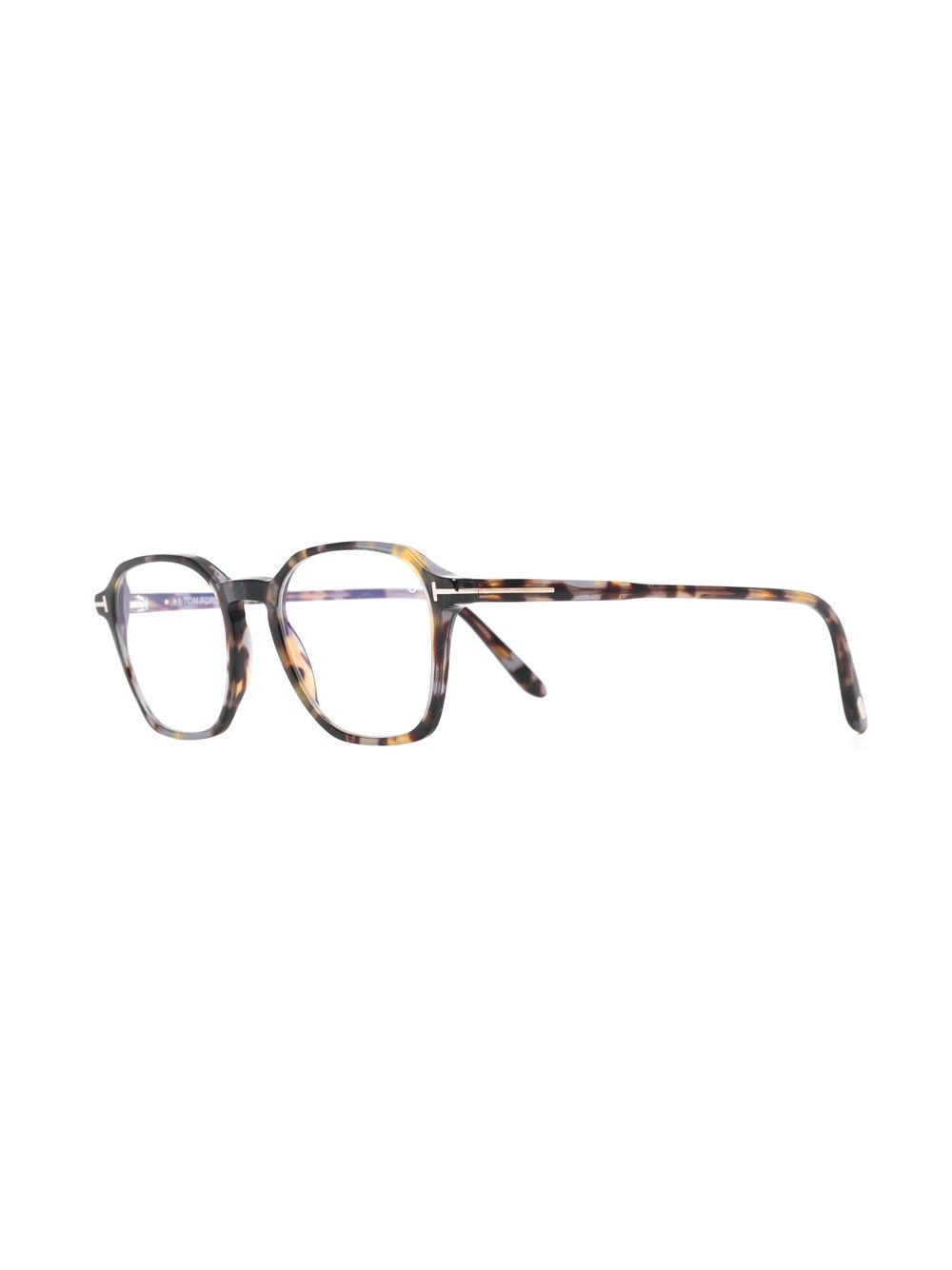 TOM FORD Eyewear Bril met rond montuur - Bruin