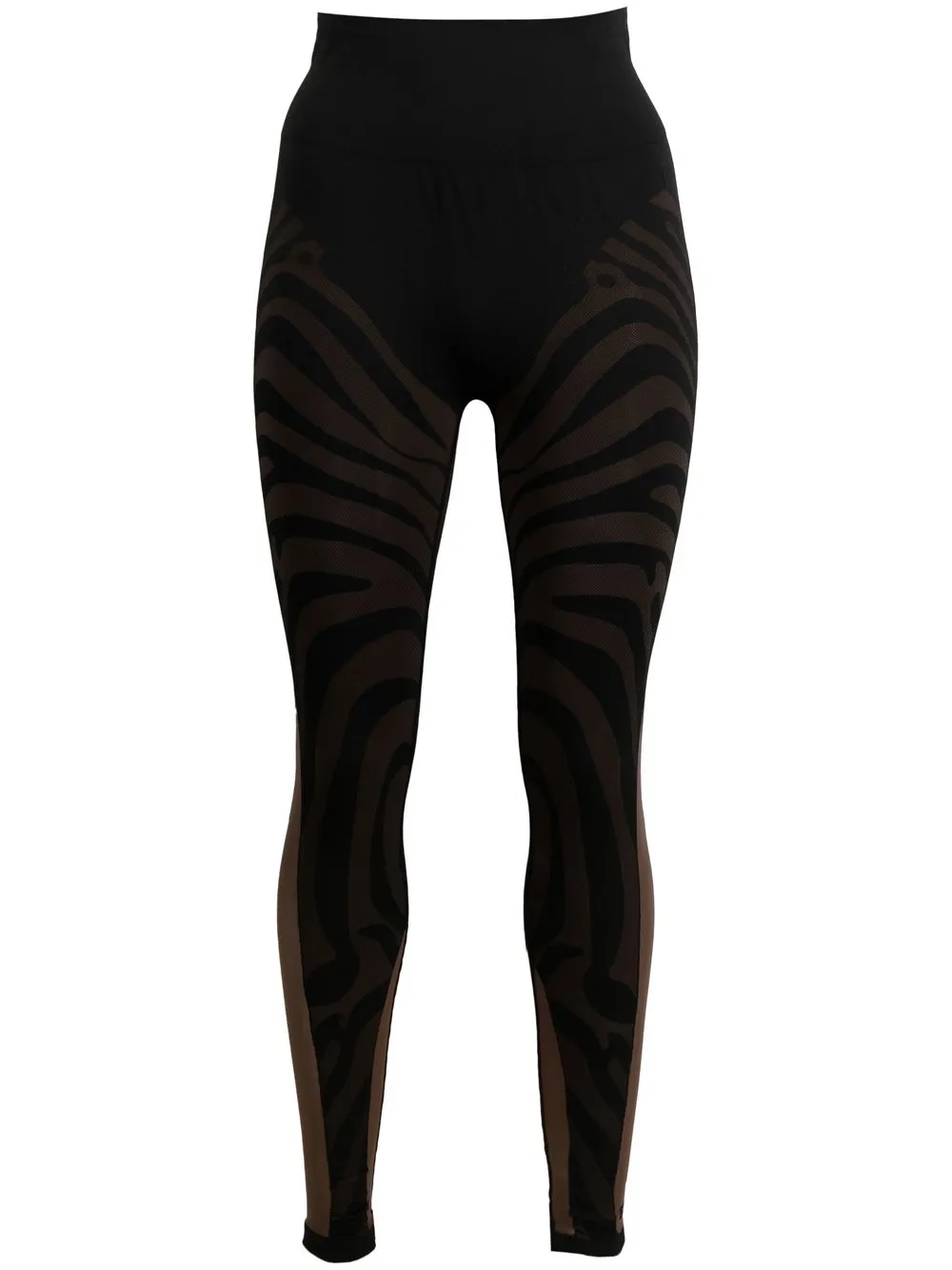 Wolford X Gcds Elegant Animalier Leggings In Black