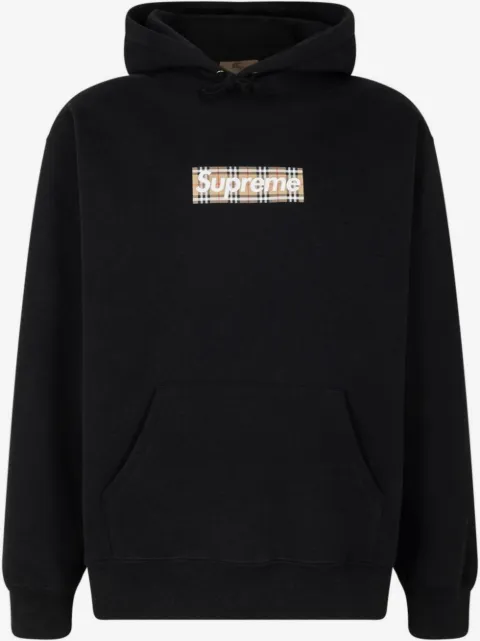 Supreme x Burberry Hoodie mit Logo