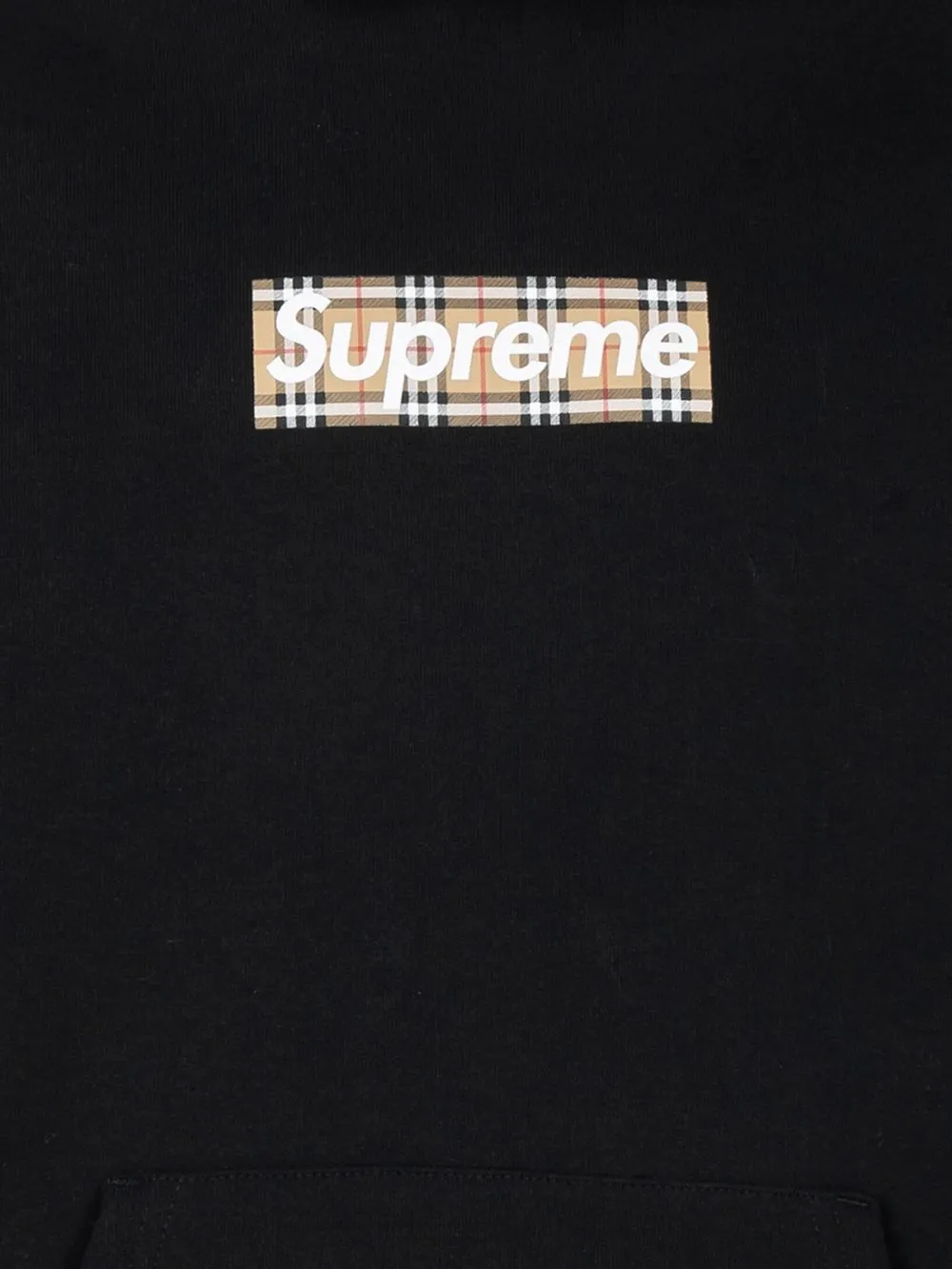 Supreme x Burberry box-logo Hoodie 