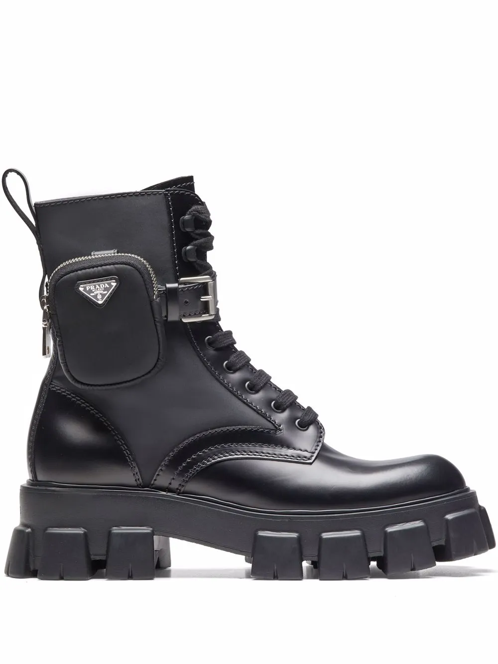 

Prada botines Monolith - Negro