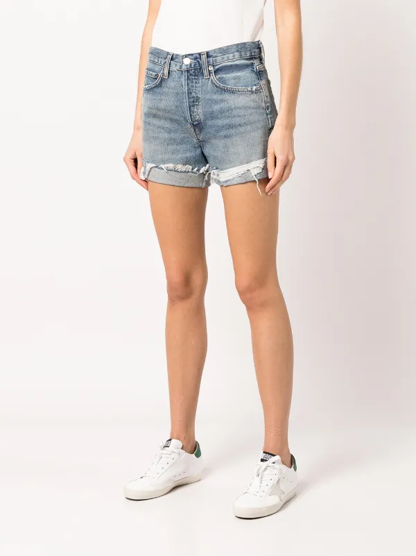 AGOLDE Parker Denim Shorts - Farfetch