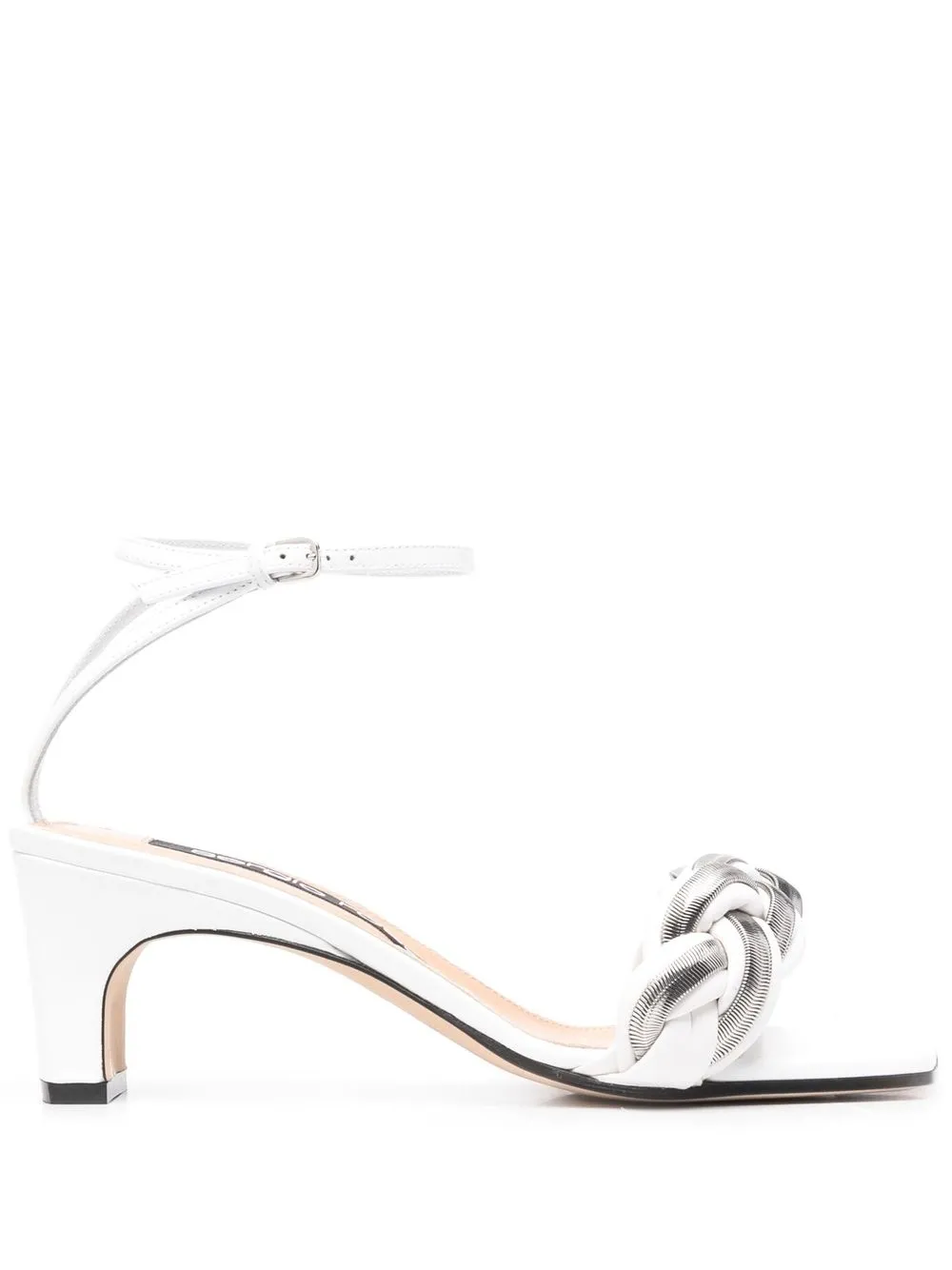 

Sergio Rossi pleated strap sandals - White