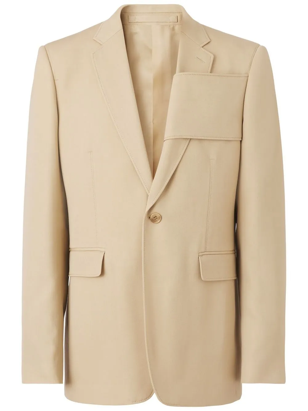 

Burberry panel-detail classic-fit blazer - Neutrals