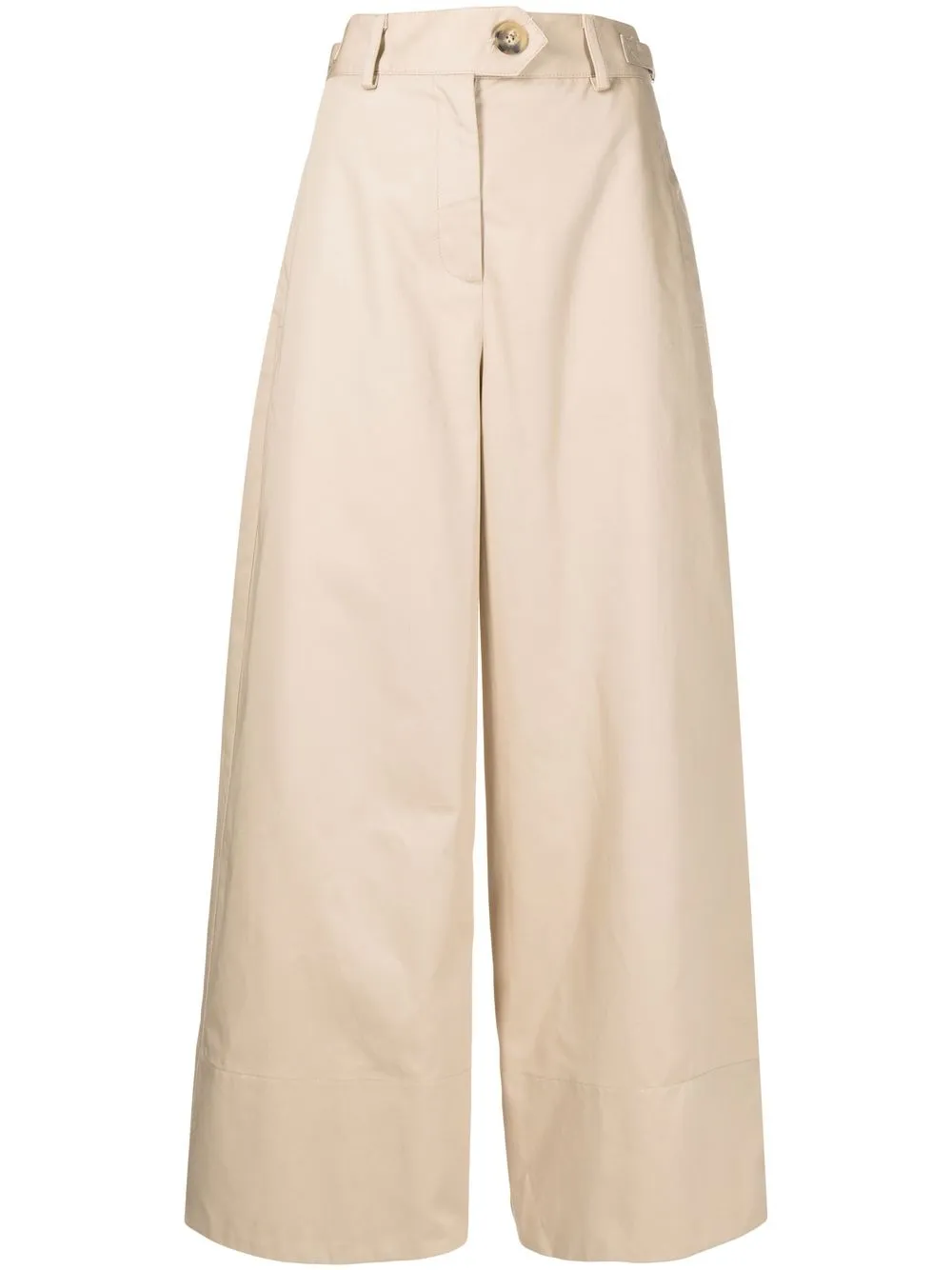 

Lee Mathews Hudson wide-leg trousers - Brown