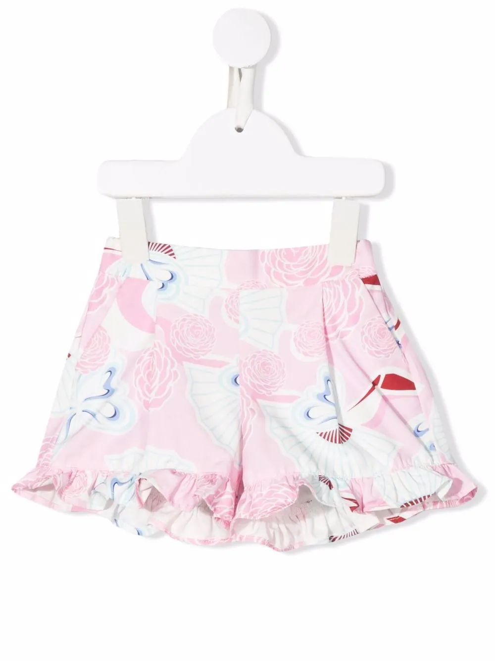 

Simonetta printed ruffle shorts - Pink