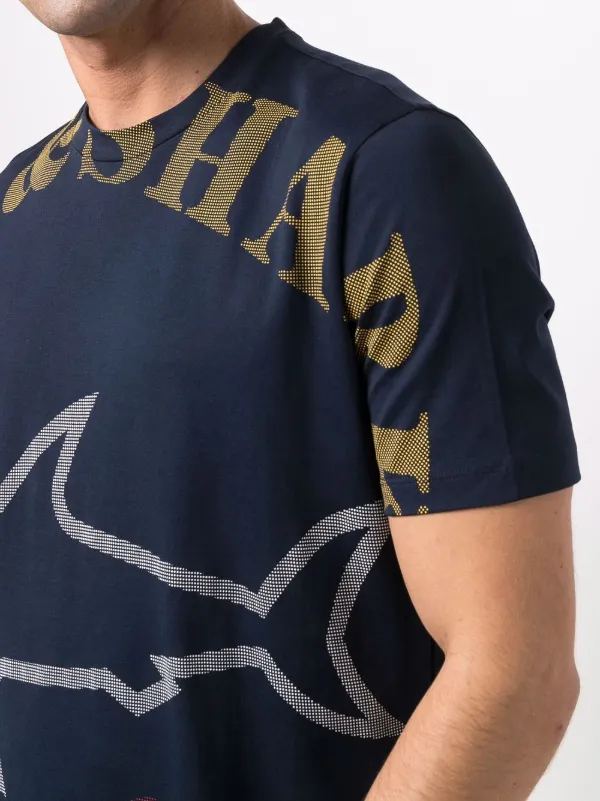 Paul & Shark Maxi logo-print T-shirt | Blue | FARFETCH