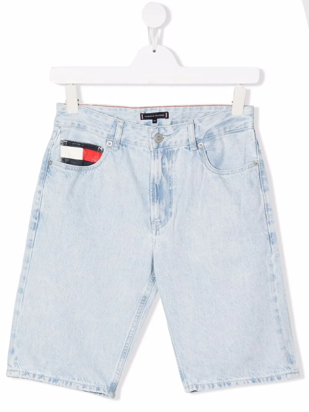 

Tommy Hilfiger Junior TEEN straight-leg denim shorts - Blue