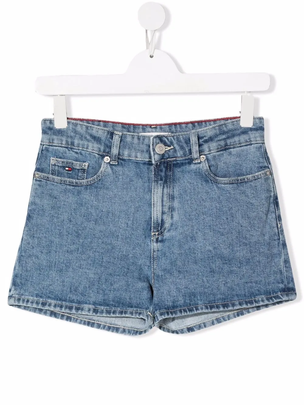 

Tommy Hilfiger Junior jeans cortos con cinco bolsillos - Azul