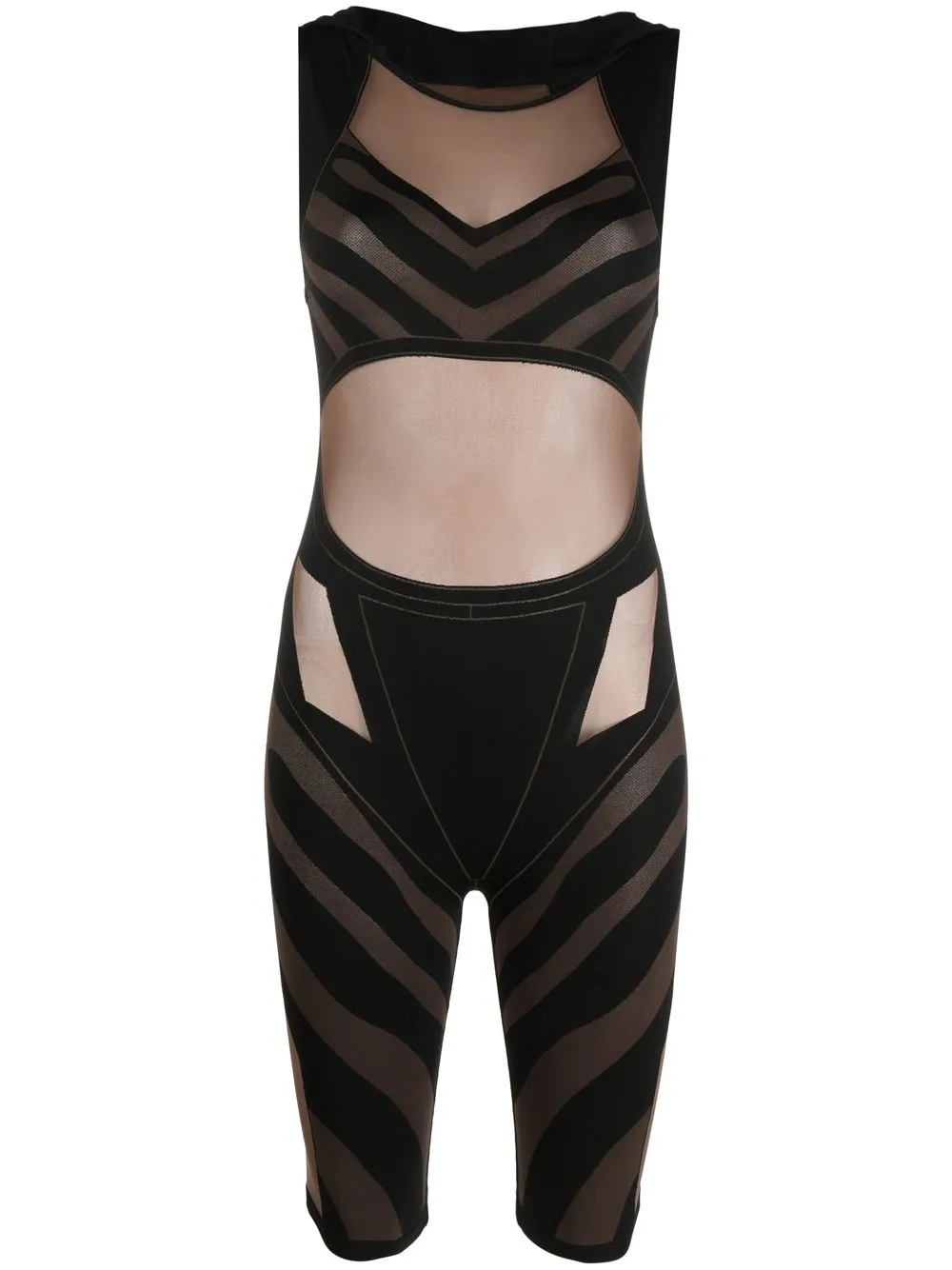 WOLFORD X GCDS ELEGANT ANIMALIER JUMPSUIT