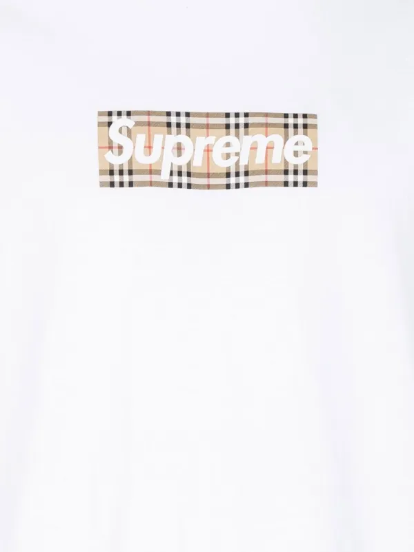 低価SALE Supreme - Supreme Burberry Box Logo Tee Black Mの通販 by