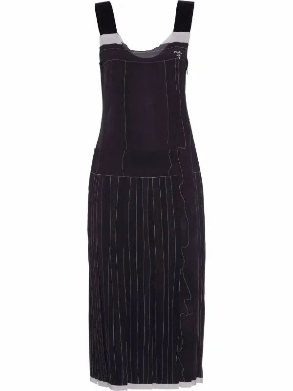 ワンピース Prada Black Silk Dress 20085287_45205472_600.jpg