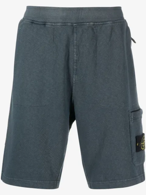 Stone Island bermuda à patch logo