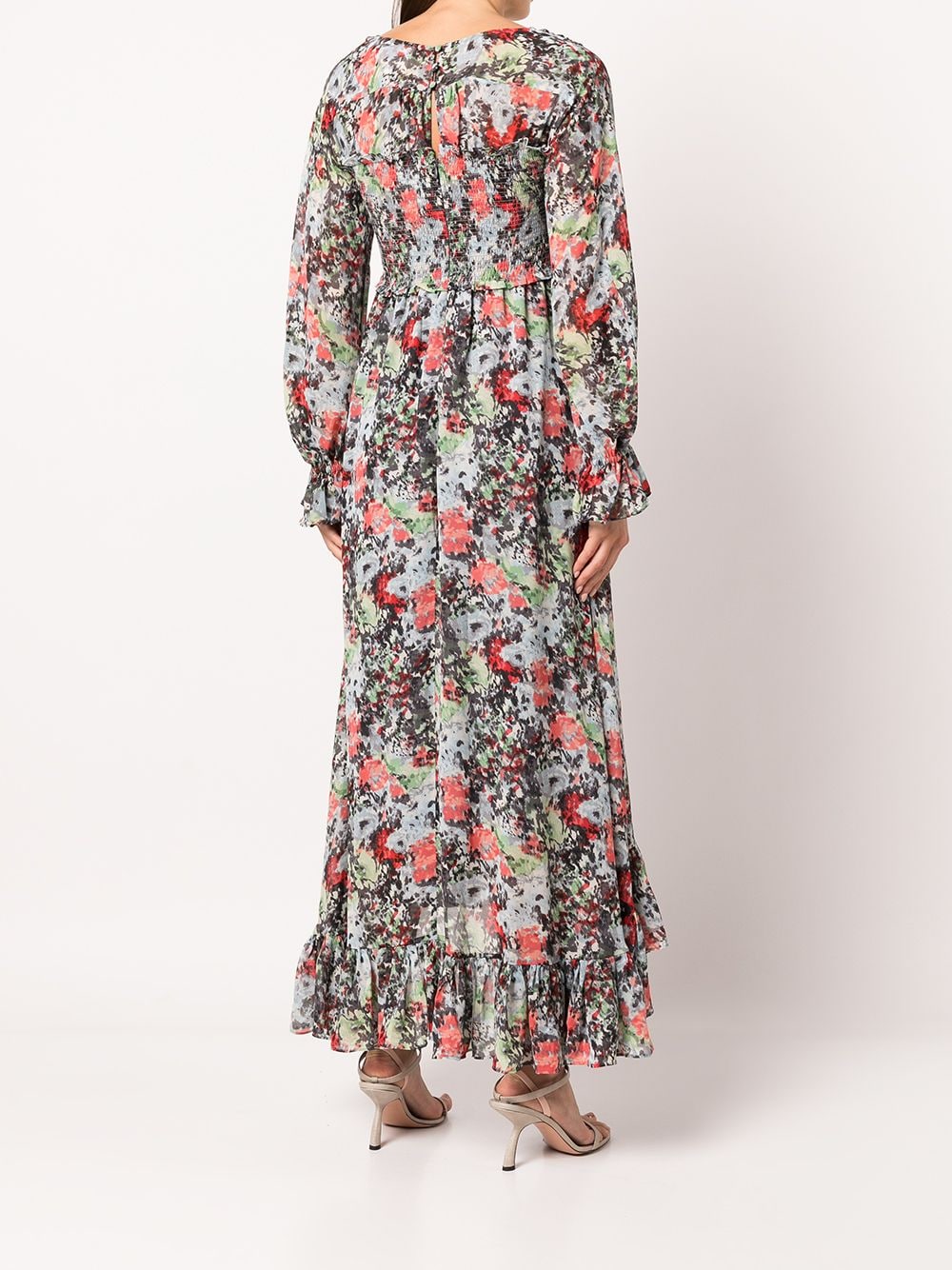 Cinq A Sept Leigh floral-print Ruffle Maxi Dress - Farfetch