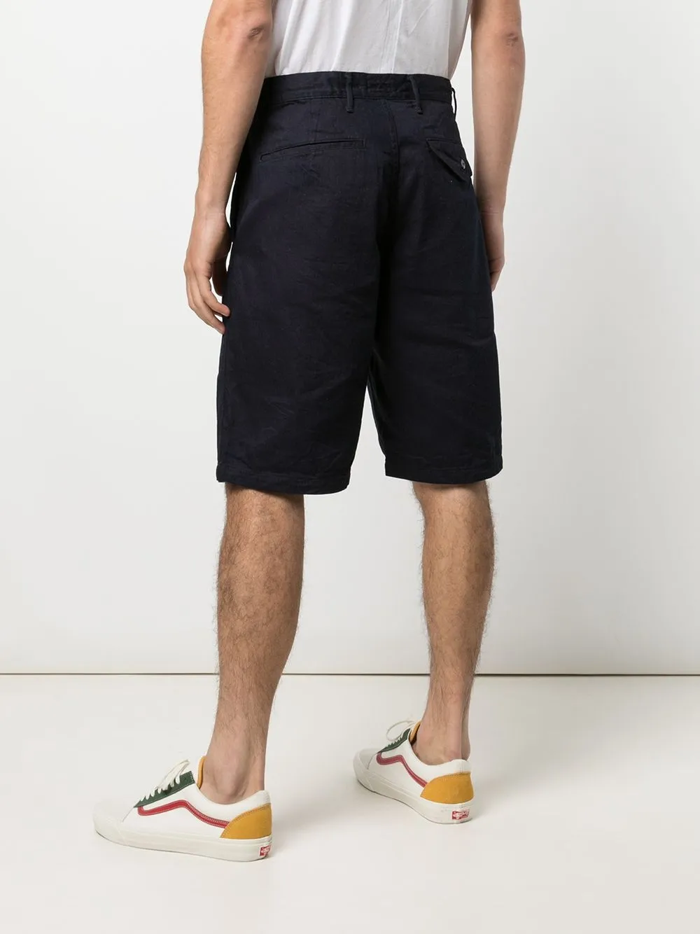 KAPITAL THUNDER SASHIKO DENIM SHORTS