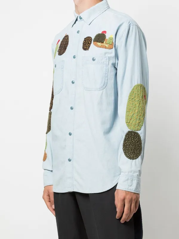 cactus-embroidered Shirt - Farfetch