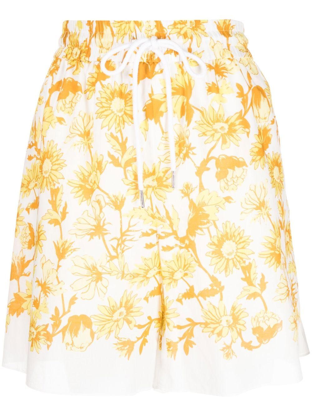 Paul Smith floral-print drawstring shorts - White