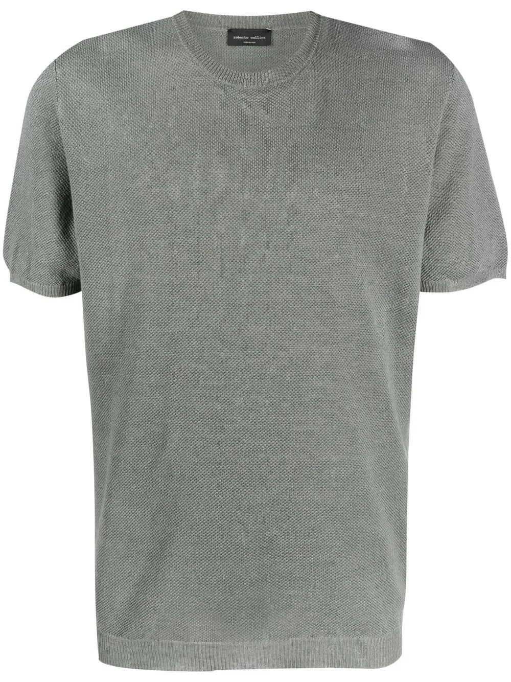 

Roberto Collina round-neck linen T-shirt - Green