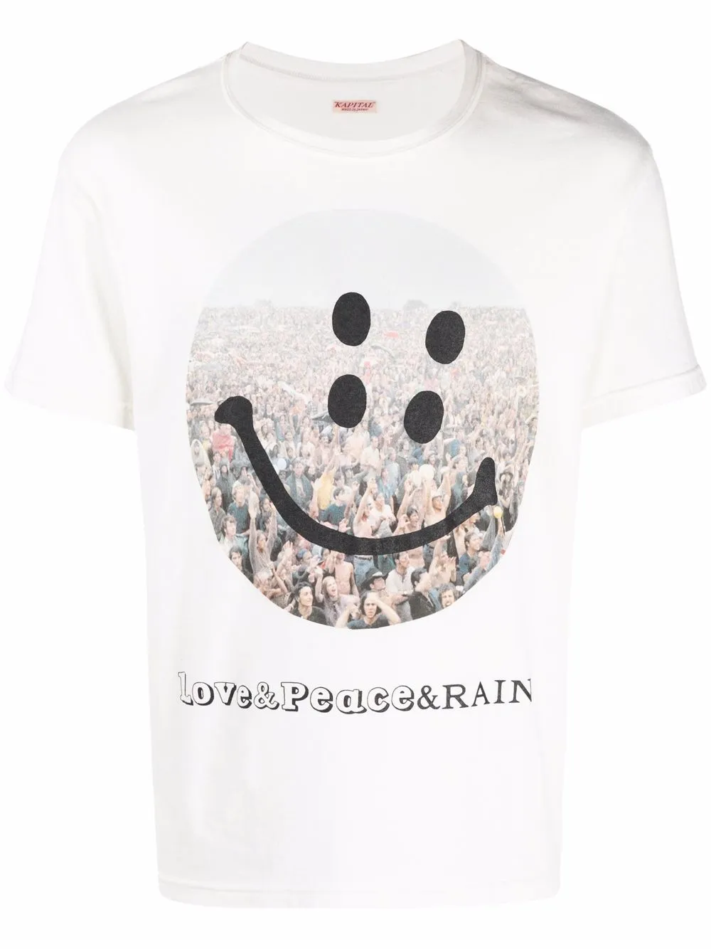 

Kapital Rainbovy graphic-print T-shirt - White