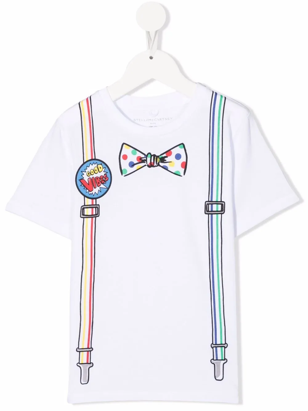 

Stella McCartney Kids playera con estampado gráfico - Blanco