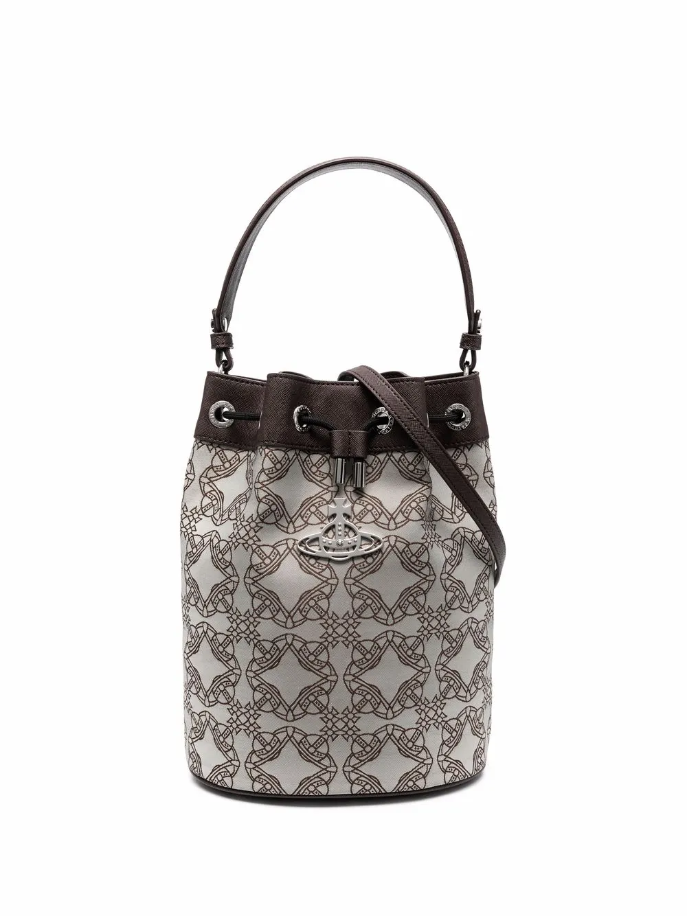 

Vivienne Westwood bolsa bucket Debbie - Marrón