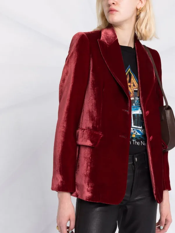 Boutique Moschino single breasted Blazer Jacket Farfetch