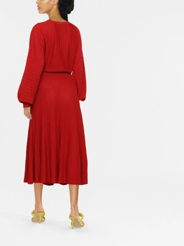 Boutique Moschino long-sleeve gathered 