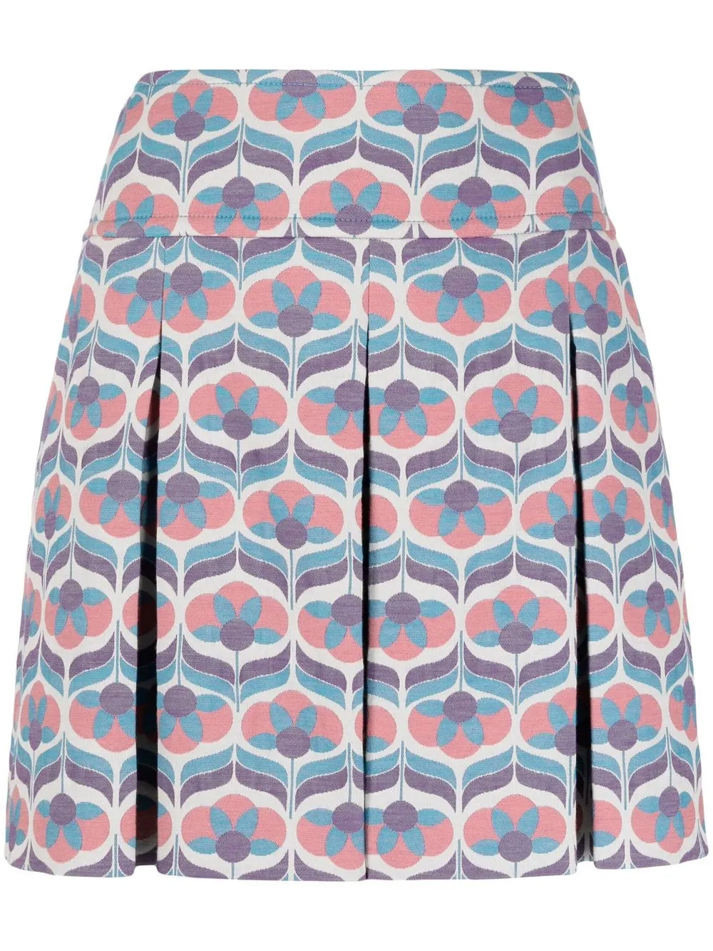 

Boutique Moschino pleated mini skirt - Pink