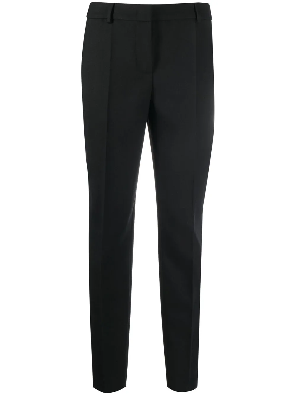 

Boutique Moschino pantalones ajustados con tiro alto - Negro