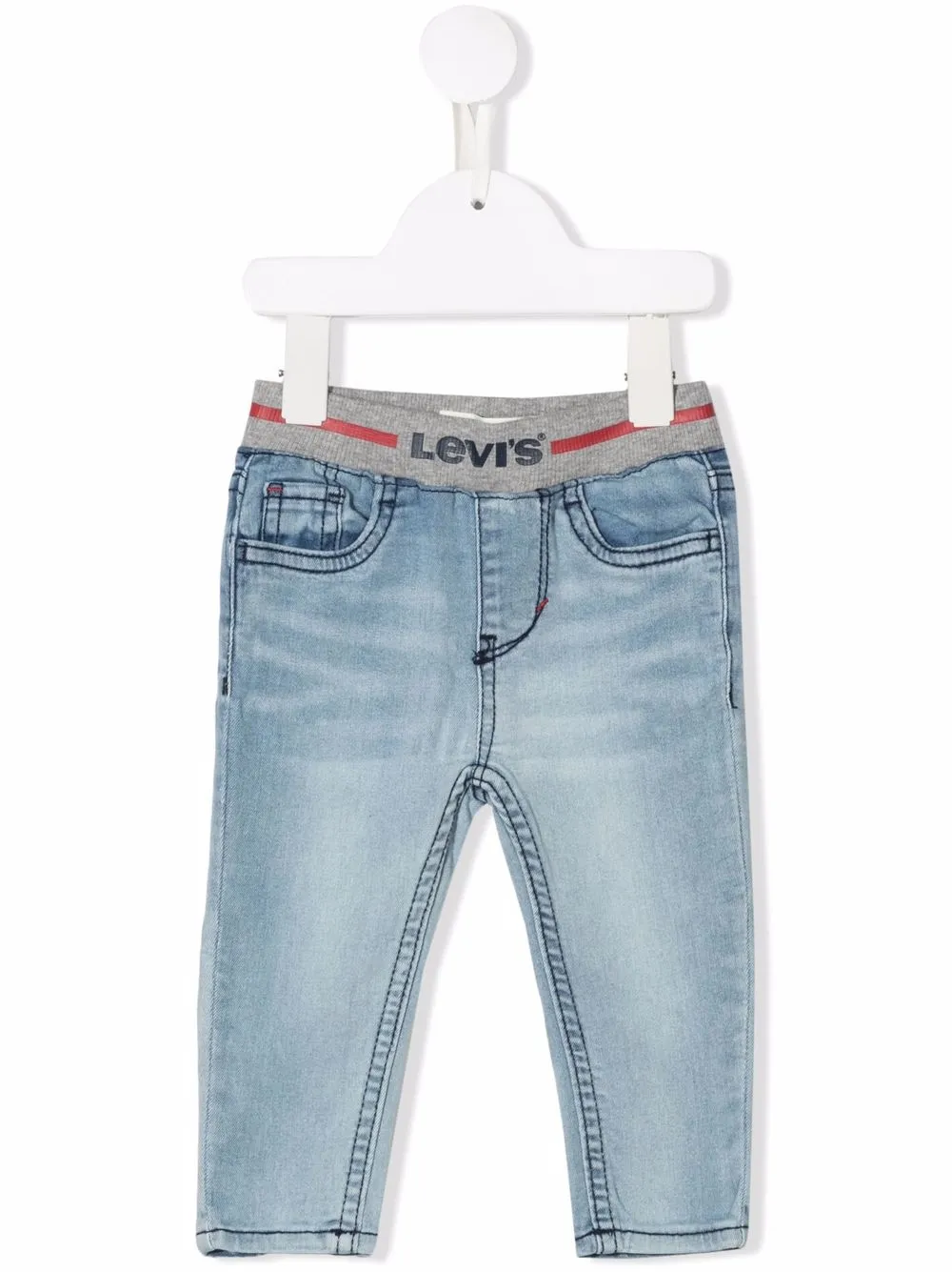 

Levi's Kids jeans con logo en la pretina - Azul