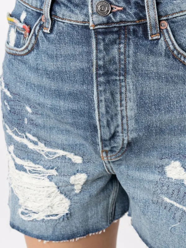 Scotch \u0026 Soda Distressed Denim Shorts 