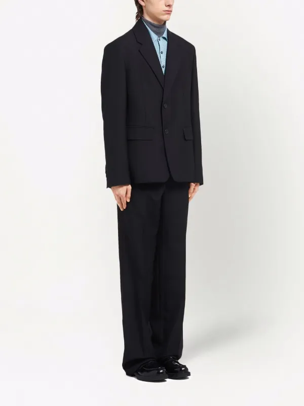 Prada single-breasted Blazer | Black | FARFETCH