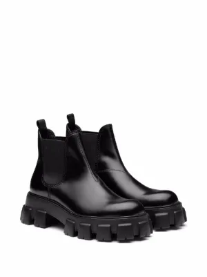 Mens black store prada boots