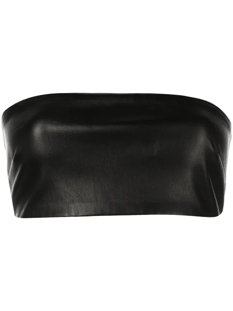 Rosetta Getty bandeau-style cropped top