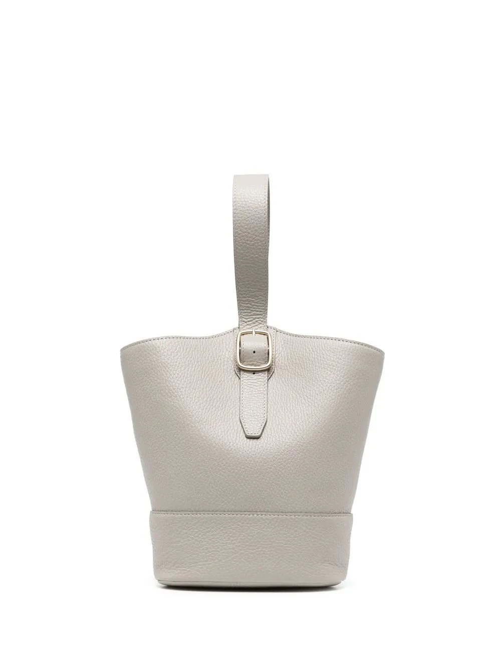 

agnès b. bolsa de mano granulada - Gris