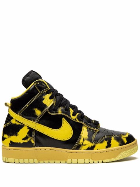 Nike Dunk High 1985 "Yellow Acid Wash" sneakers WOMEN