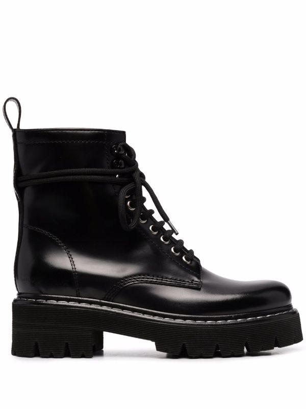 dsquared2 lace up boots